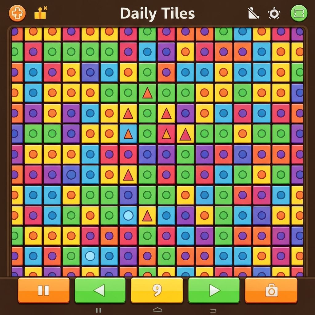 Daily Tiles main screen view